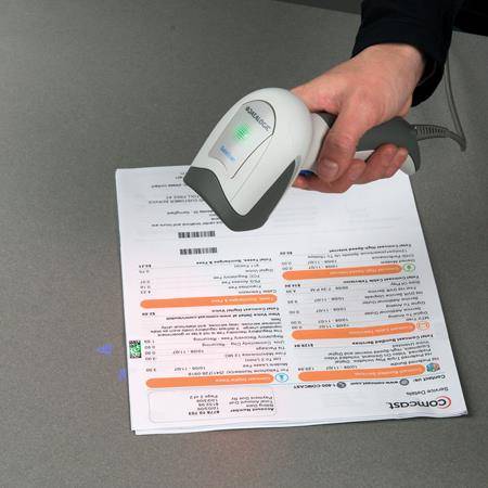 Сканер штрих-кода Datalogic QuickScan QD2430 с подставкой артикул QD2430-WHK1S QD2430-WH с подставкой 