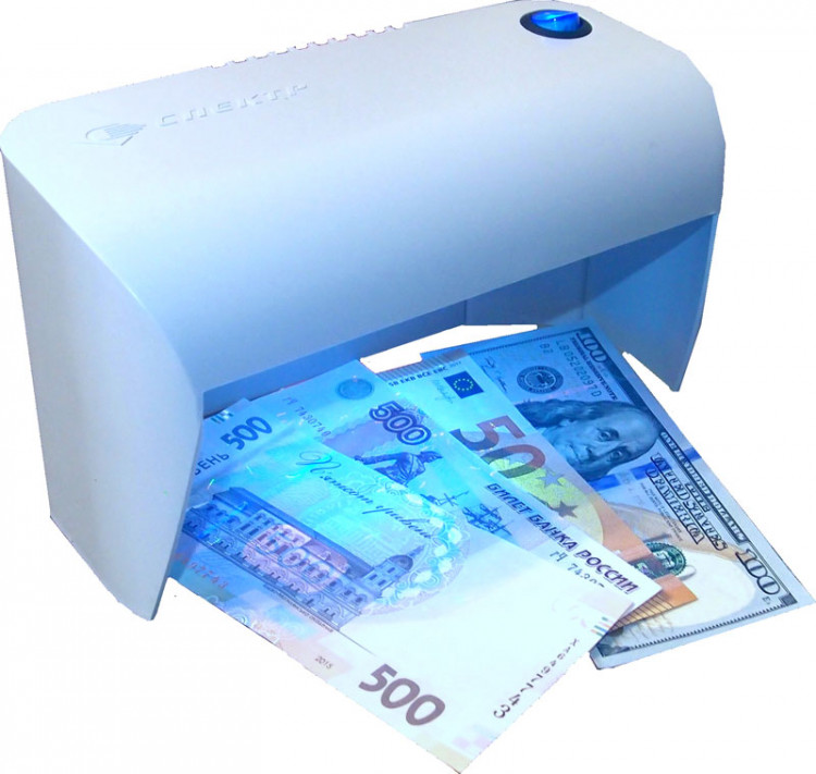 Детектор банкнот Спектр 5 LED артикул 0021-4968