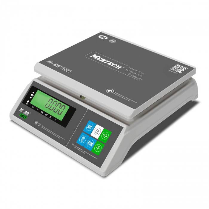 Порционные весы M-ER 326 FU-3.01 LCD без АКБ артикул 3758 