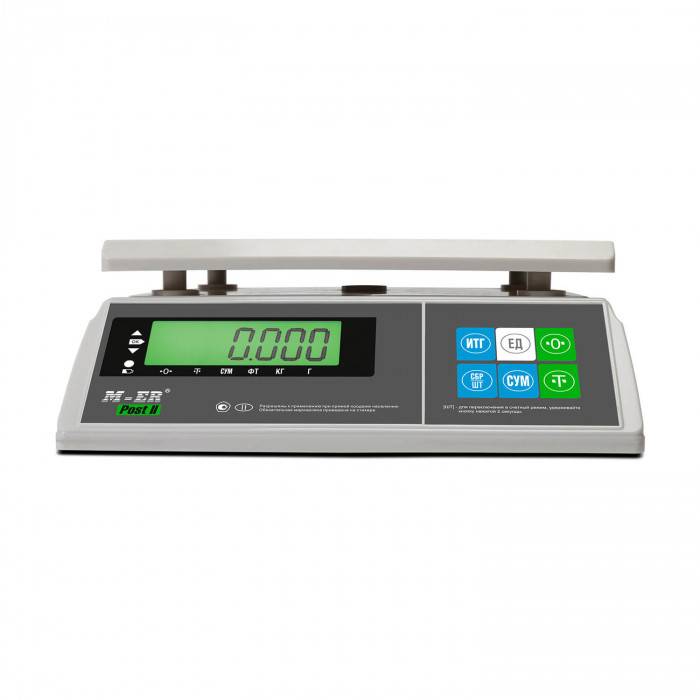 Порционные весы M-ER 326 FU-3.01 LCD без АКБ артикул 3758 