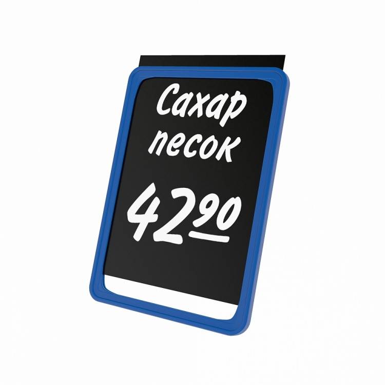 Табличка для нанесения надписей меловым маркером A4, черная артикул 0021-2679 