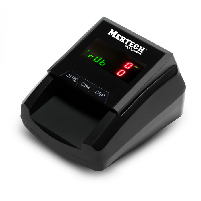 Детектор банкнот MERTECH D-20A FLASH PRO LED с АКБ артикул 5053