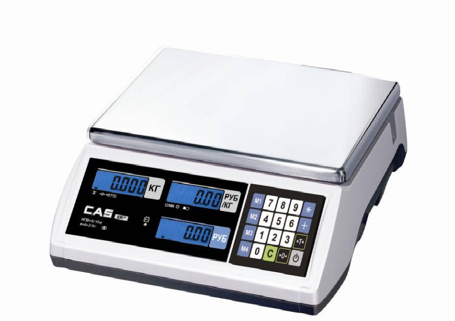 Весы CAS ER JR-30CB артикул 1A0E20303GCI0502 