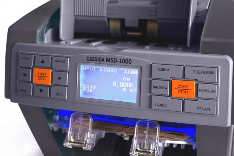 Сортировщик банкнот  Cassida MSD-1000 артикул 0021-329             MSD-1000              
