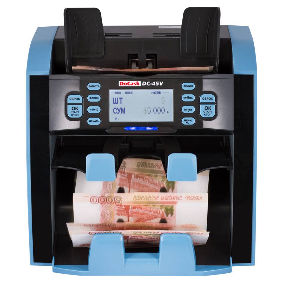 Сортировщик банкнот DoCash DC-45V артикул 10107 