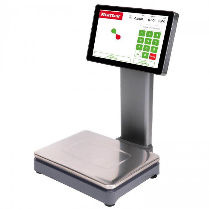 Весы M-ER 828 PM-15.2 (VISION-AI, 15", USB, Ethernet, Wi-Fi) артикул 3761 