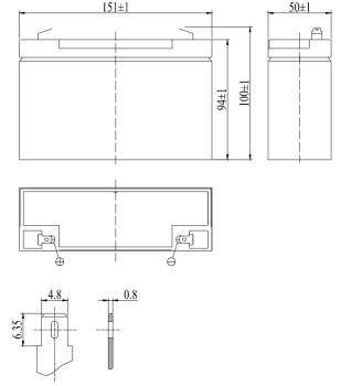 Аккумулятор DTM 612 DELTA артикул 0021-2100 