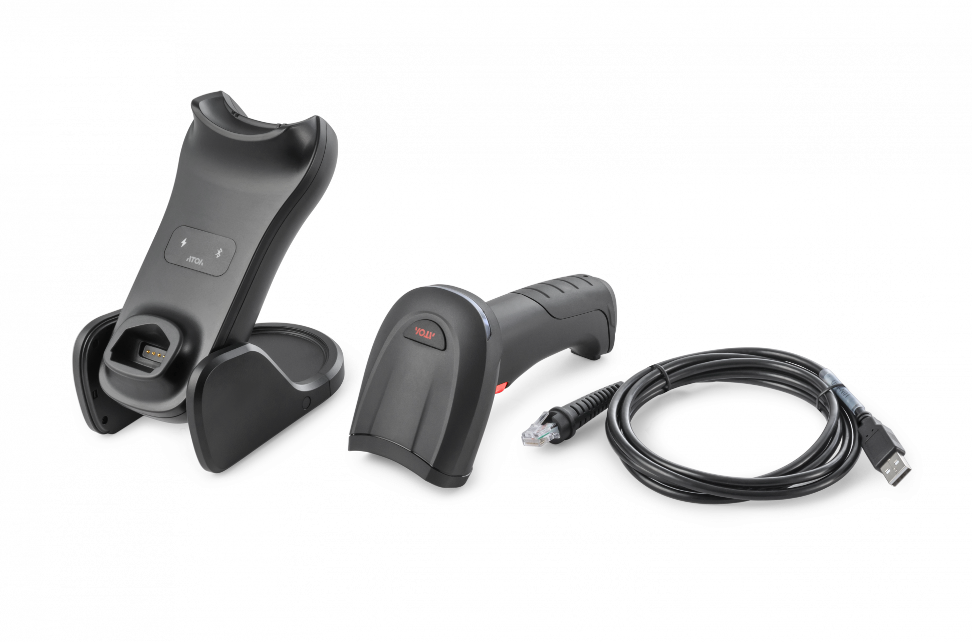 Сканер штрихкода АТОЛ SB5100 BT (2D, черный, USB, Bluetooth 5.0, IP42, c подставкой) артикул 60600 Сканер штрихкода АТОЛ SB5100 BT (2D, черный, USB, Bluetooth 5.0, IP42, c подставкой) 