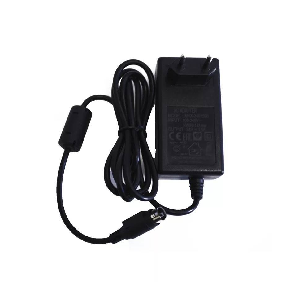 Блок питания с кабелем для АТОЛ 20Ф MKE-2401500HEUD (24V 1,5A) артикул 64109 