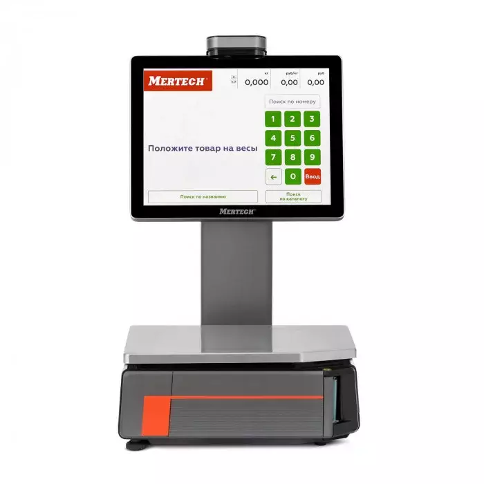 Весы с печатью этикеток M-ER 727 PM-32.5 (VISION-AI, 15', USB, Ethernet, Wi-Fi) артикул 3686 
