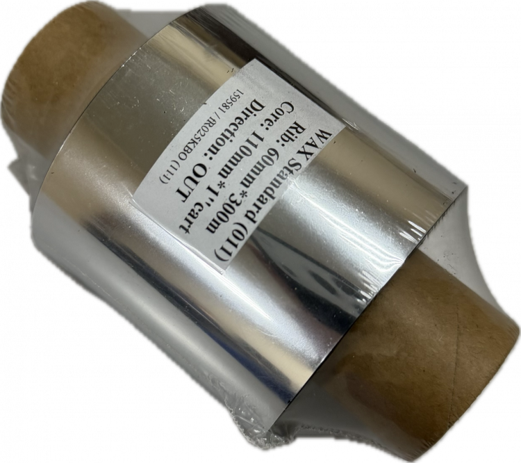 Термо-трансферная лента 60мм*300м Black, Wax, Out, 1