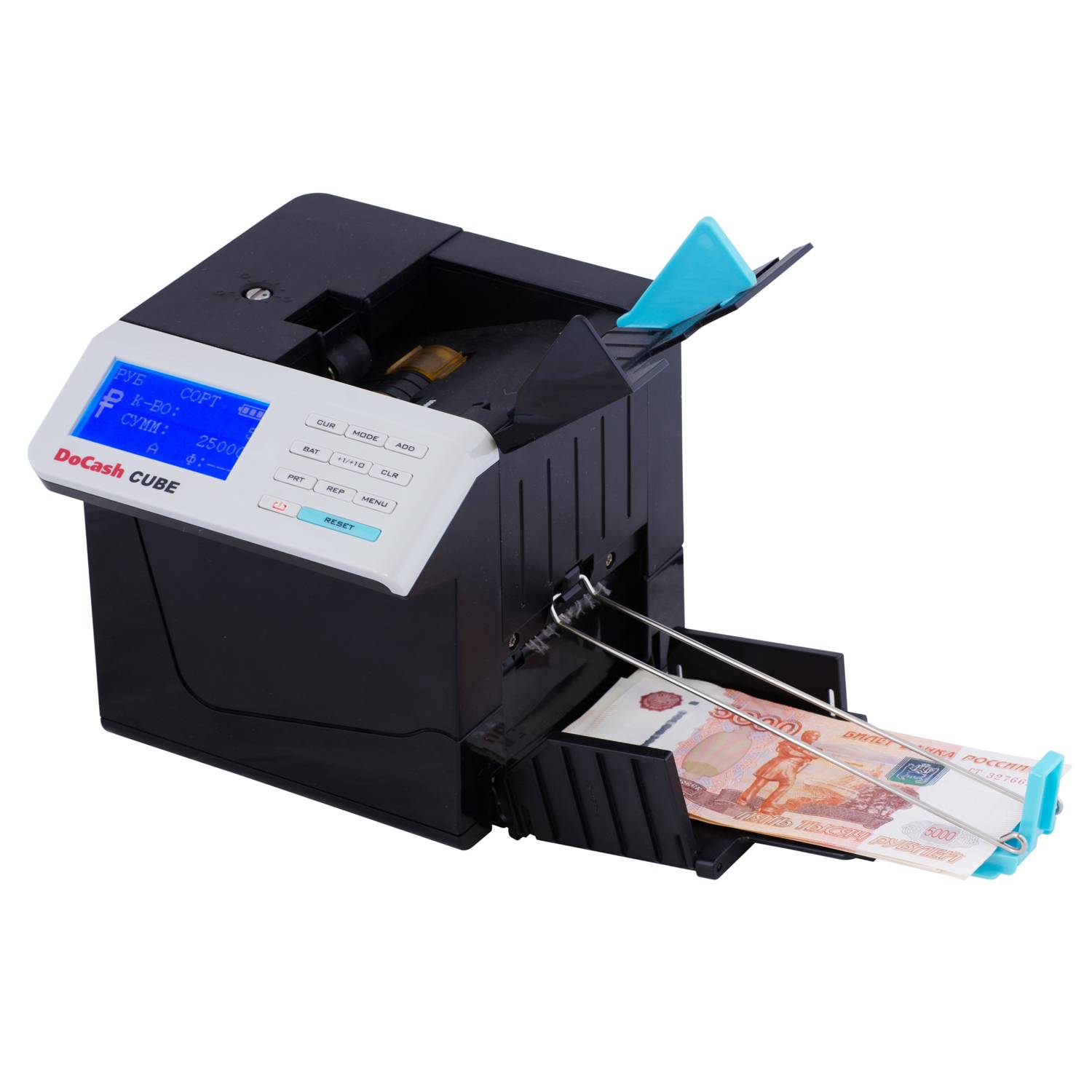 Автоматический детектор банкнот DoCash Cube New с АКБ артикул 0021-1589 