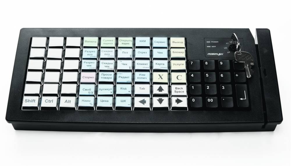 Программируемая клавиатура Posiflex KB-6800 артикул 0021-1728 