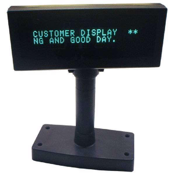 Дисплей покупателя ICD-2002F, 2*20, USB, 5V, черный артикул 0021-4809 