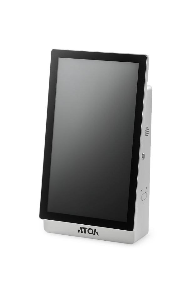 Касса самообслуживания АТОЛ КСО 3212 артикул 63484 21,5", miniPC:J6412, SSD, 8/128GB), без Wi-Fi, без ОС, Кр. стена, Кр. пин-пад, Кр. ФР. 