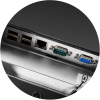Сенсорный терминал Wintec Anypos80 15", 8055A, Intel Celeron J1900, DDR3 4 Гб, SSD mSATA 64 Гб, Черный, Ридер артикул 8055A-024P-B10x Без ОС 